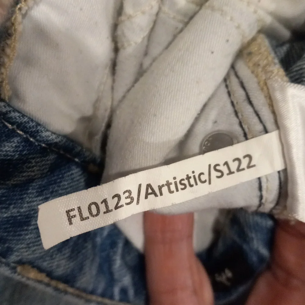 Women 8 Free Assembly Vintage Straight Leg Jeans Faded Blue Y2K Denim